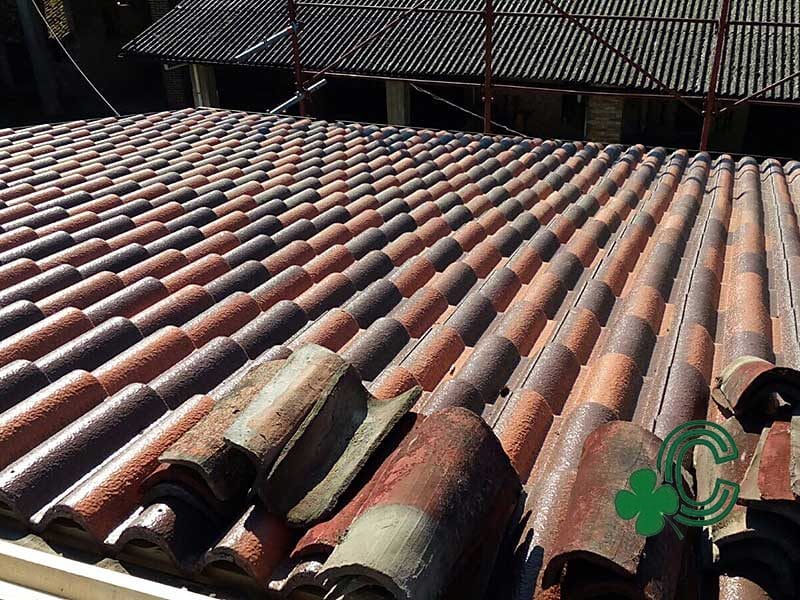Realizzazione tetto con coppi a Gambolò